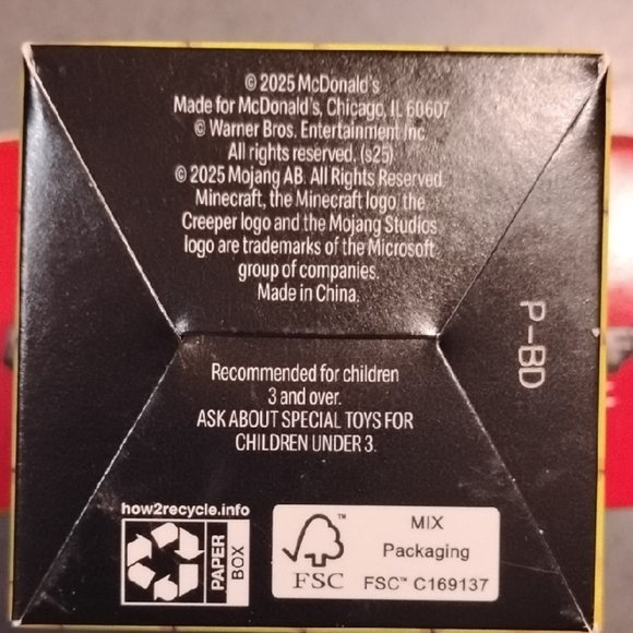 McDonald's Minecraft Gold Block & Dawn Collectible Blocks - Picture 3 of 3